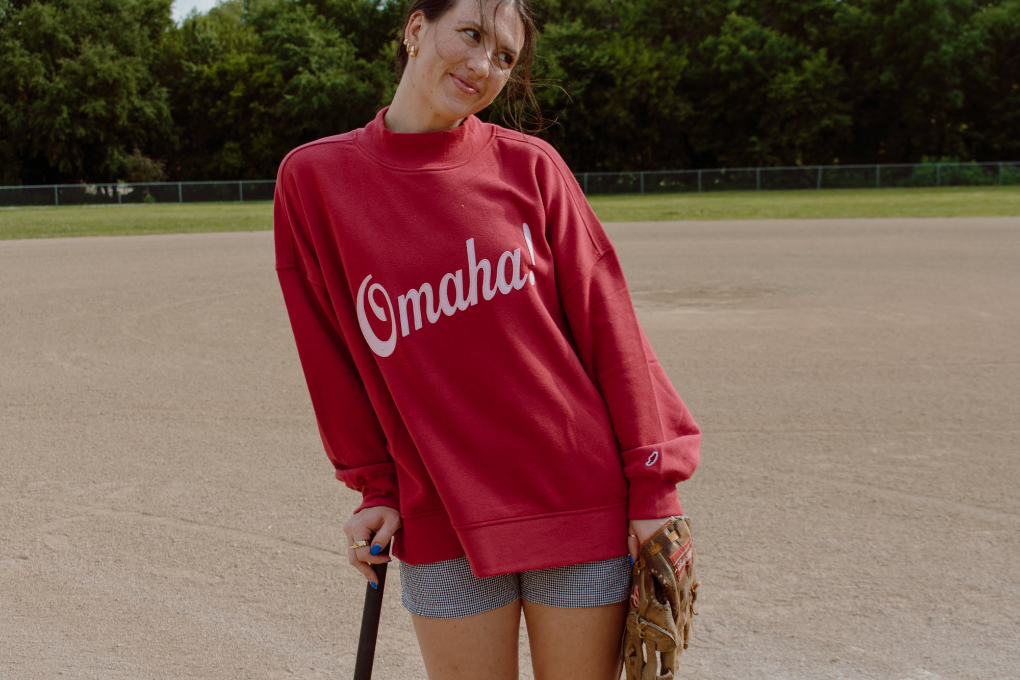 Omaha! Mockneck | Red