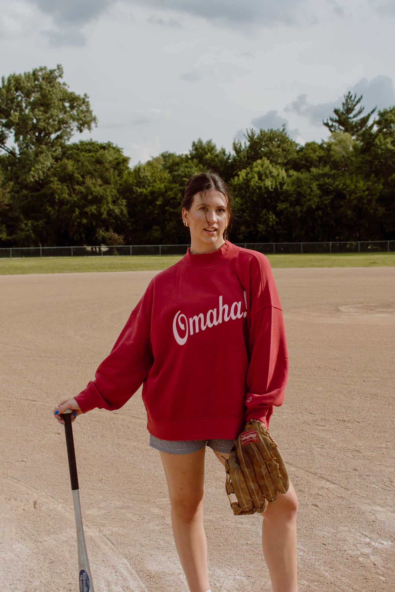 Omaha! Mockneck | Red