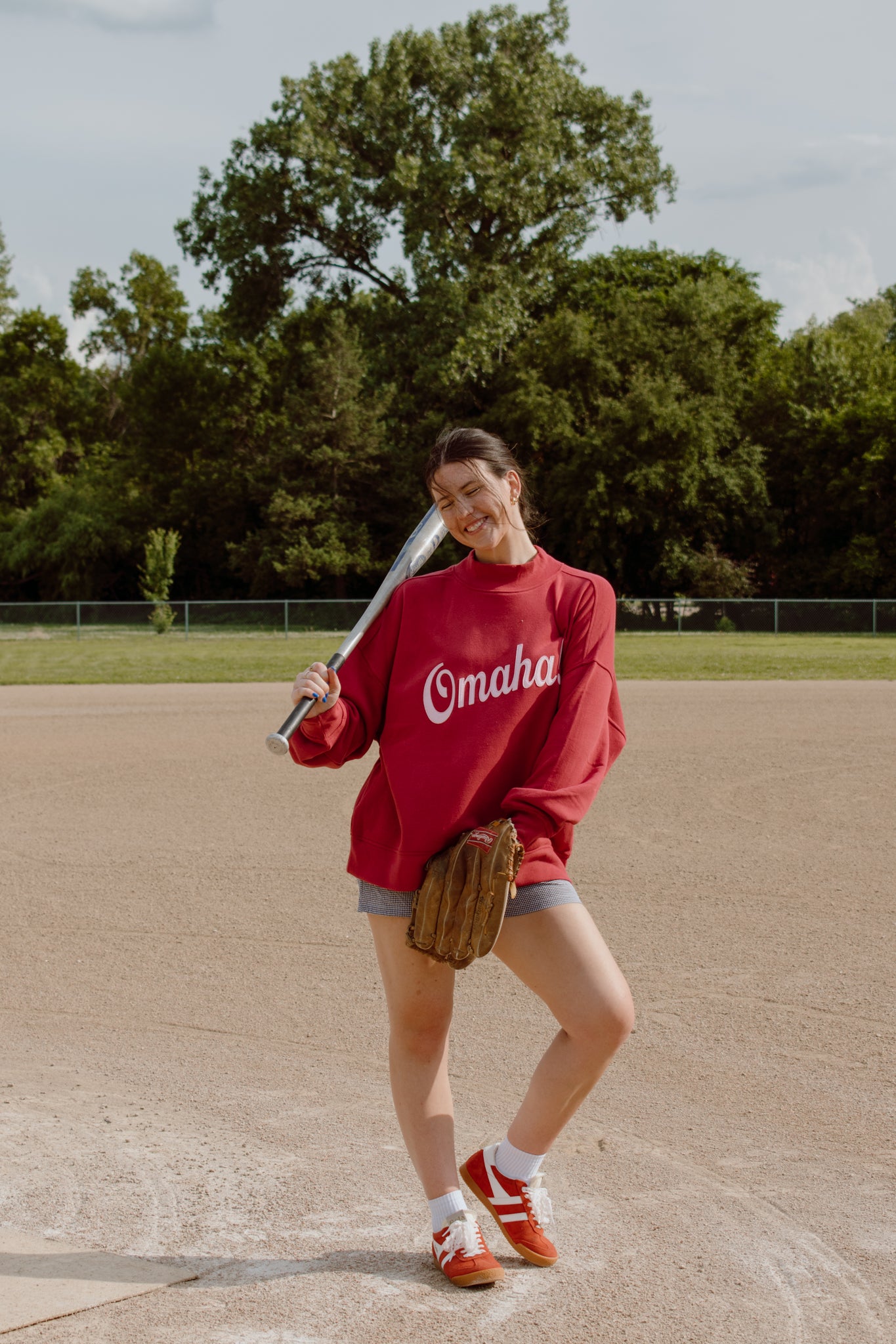 Omaha! Mockneck | Red