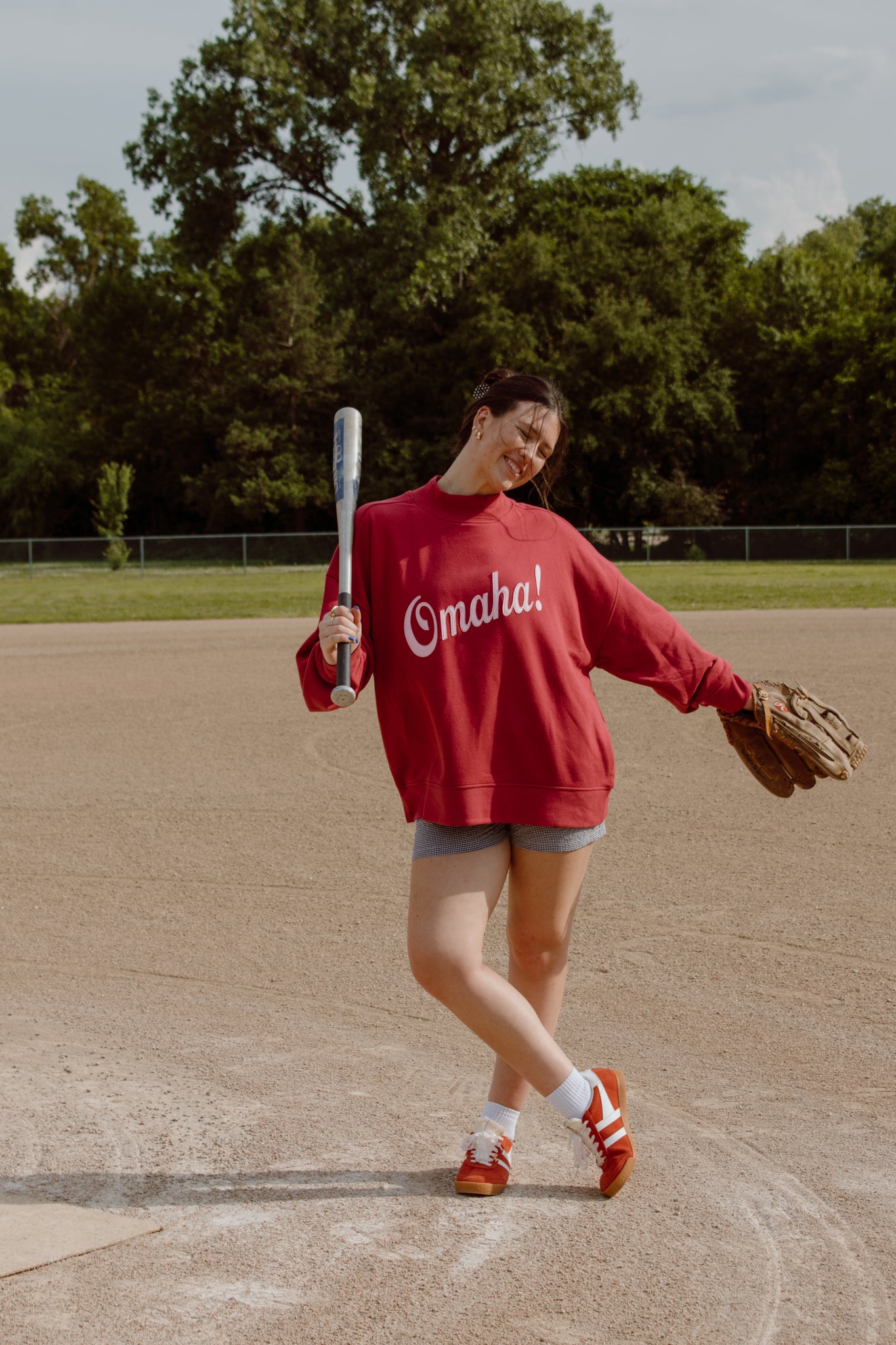 Omaha! Mockneck | Red