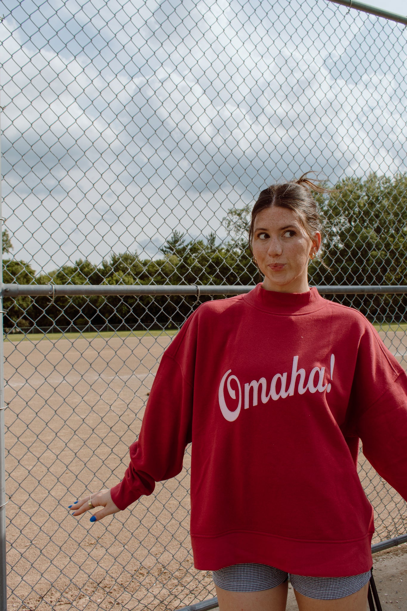 Omaha! Mockneck | Red