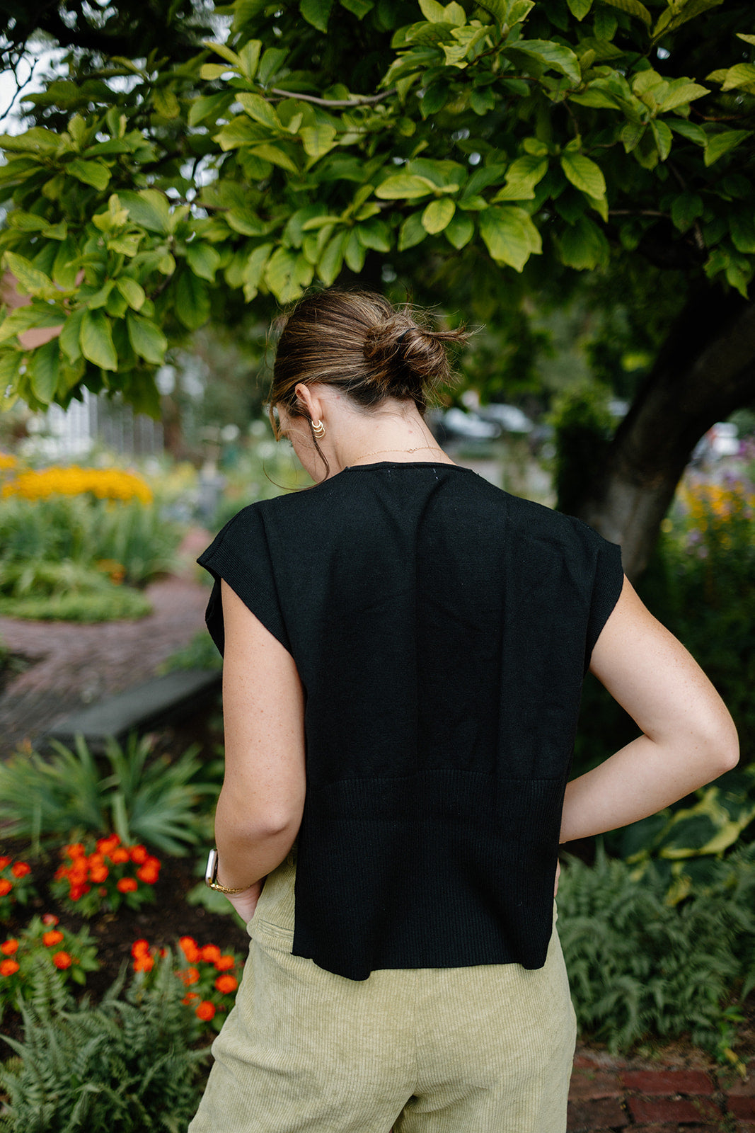 Bonnie Side Tie Sweater Vest