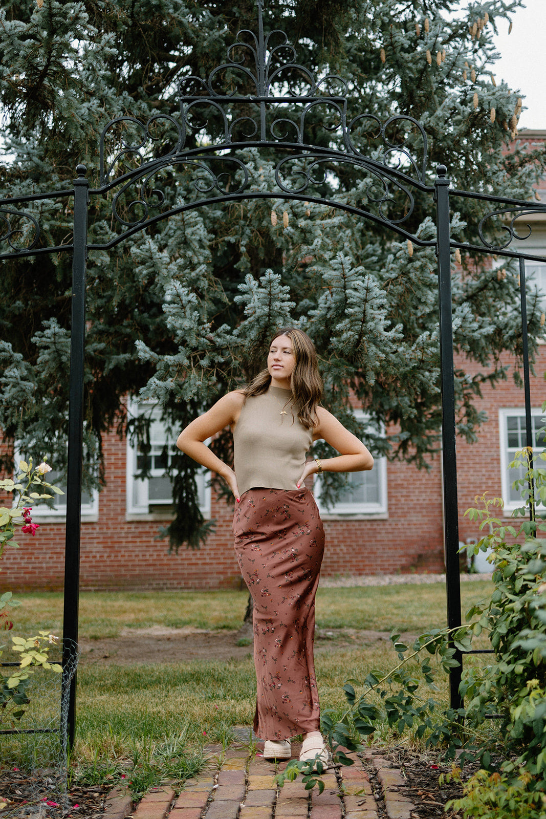 Cider Floral Maxi Skirt