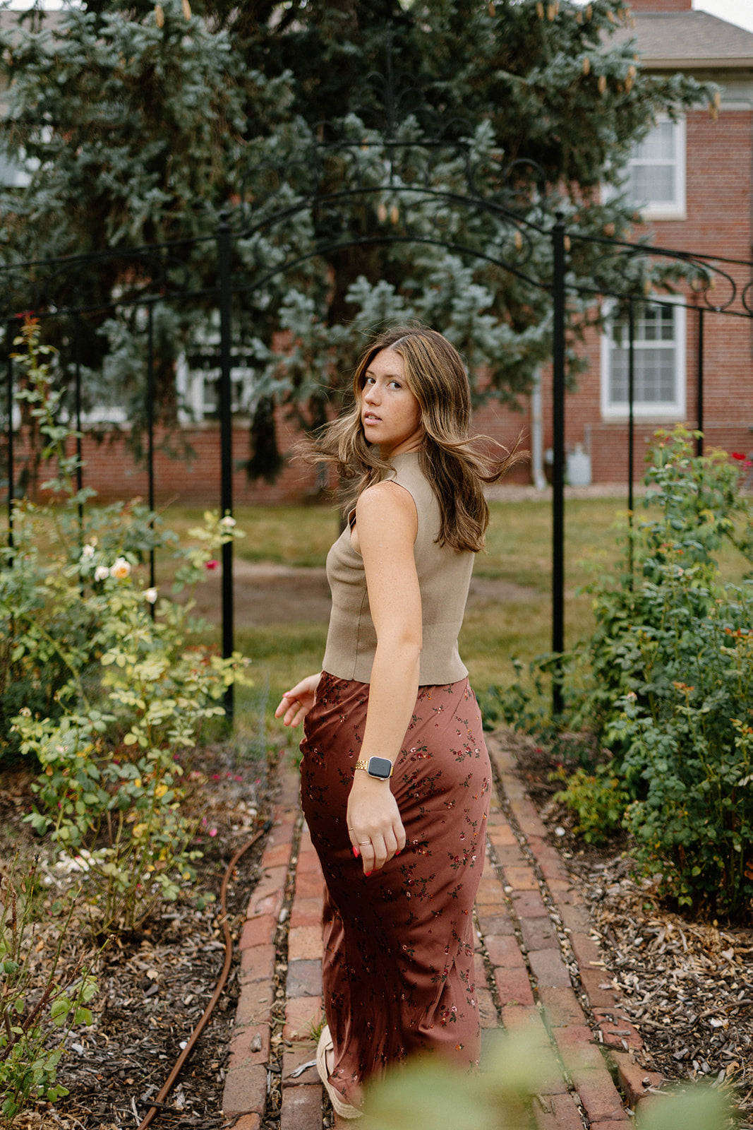 Cider Floral Maxi Skirt