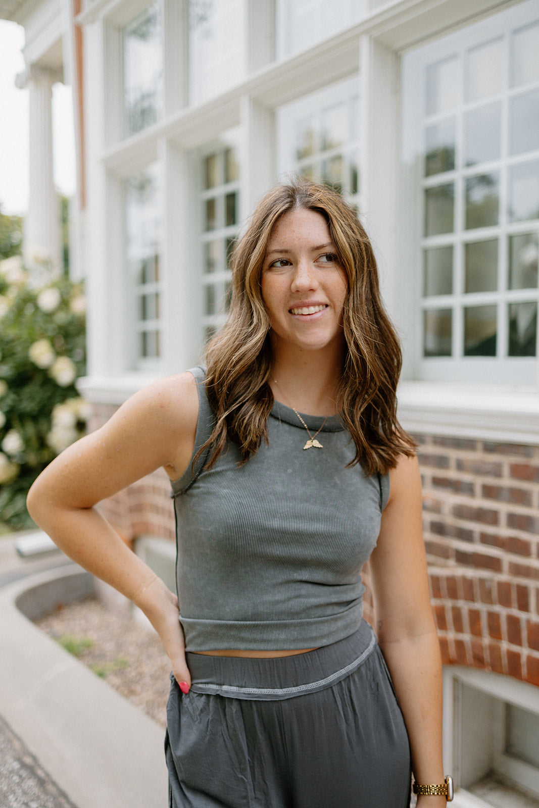 Tristan Ribbed Tank Top