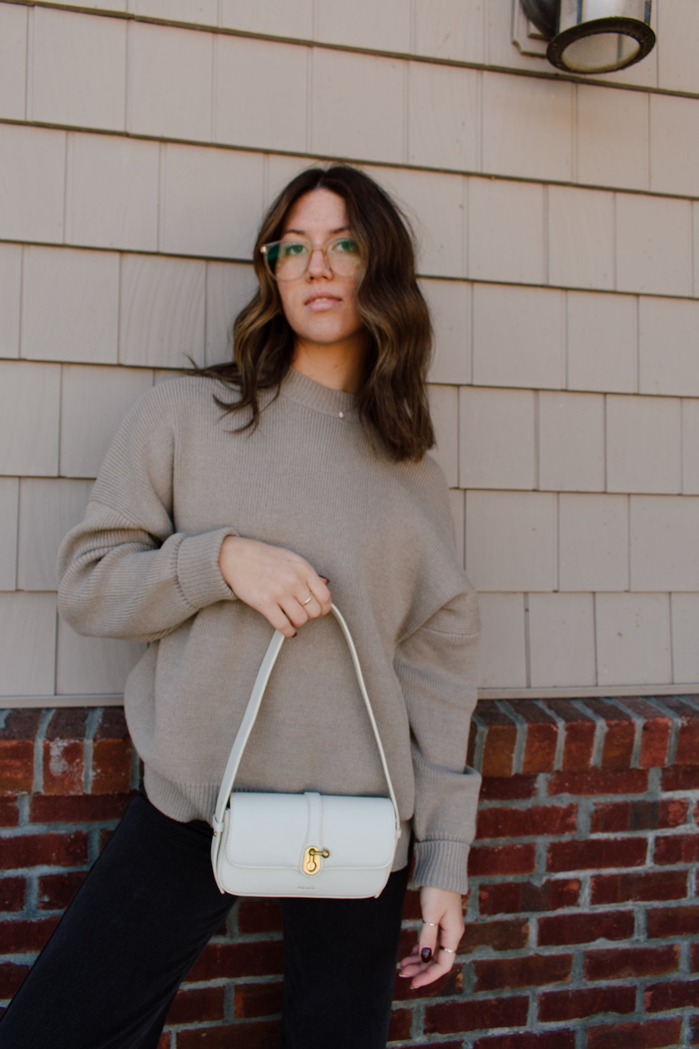 Athena Slim Bag | Ivory