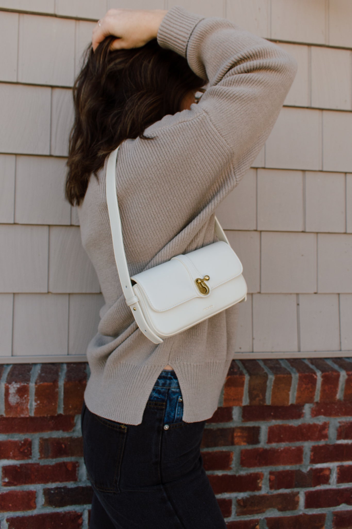 Athena Slim Bag | Ivory