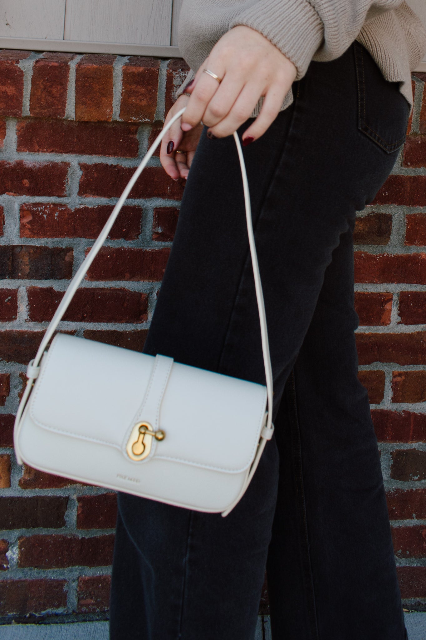 Athena Slim Bag | Ivory