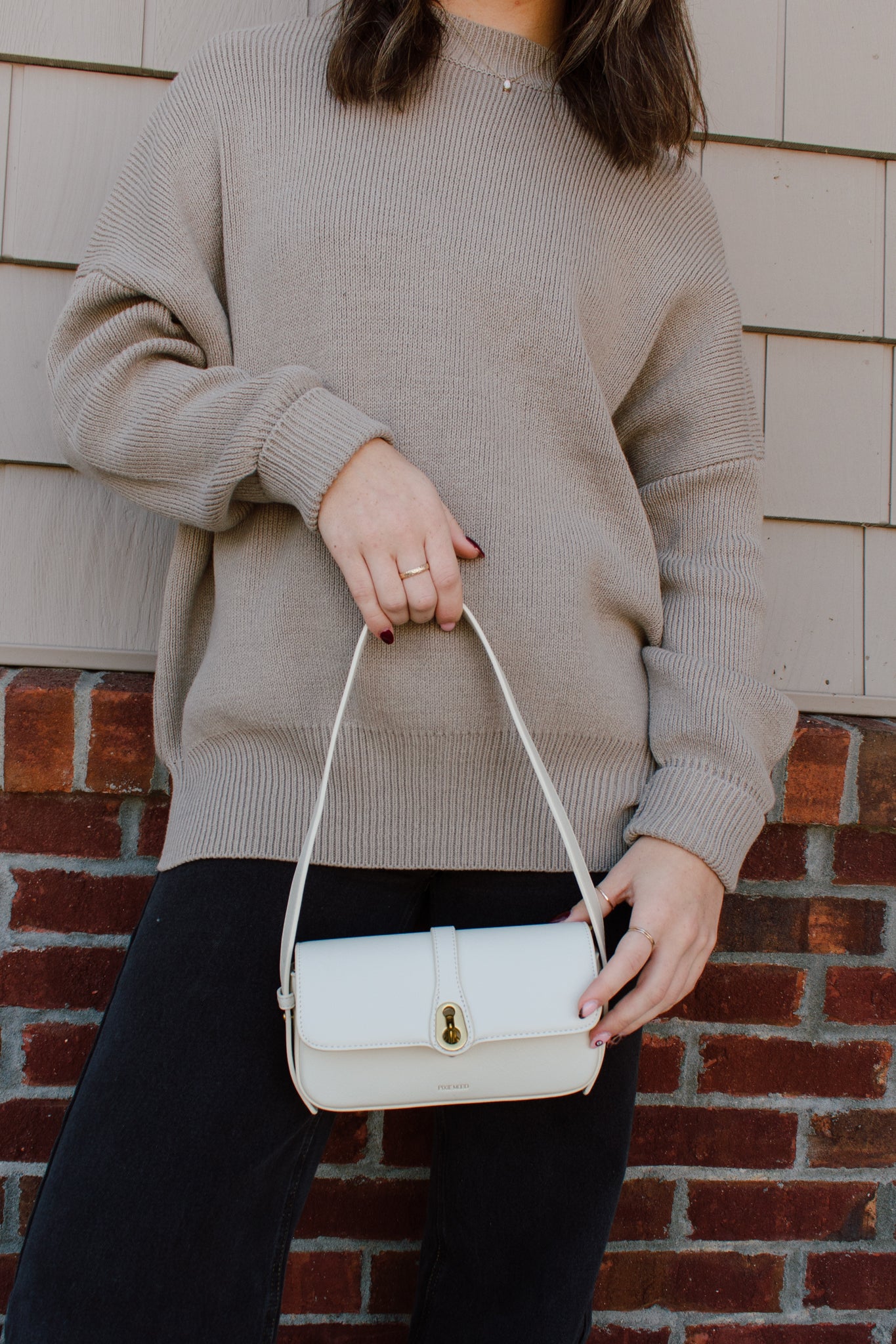 Athena Slim Bag | Ivory