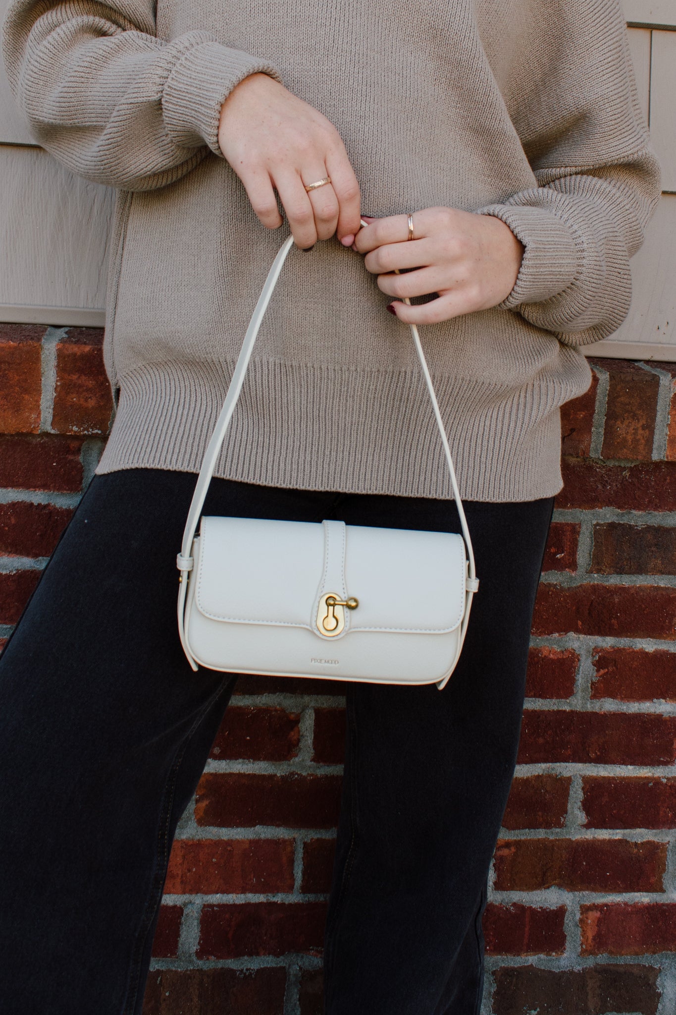 Athena Slim Bag | Ivory