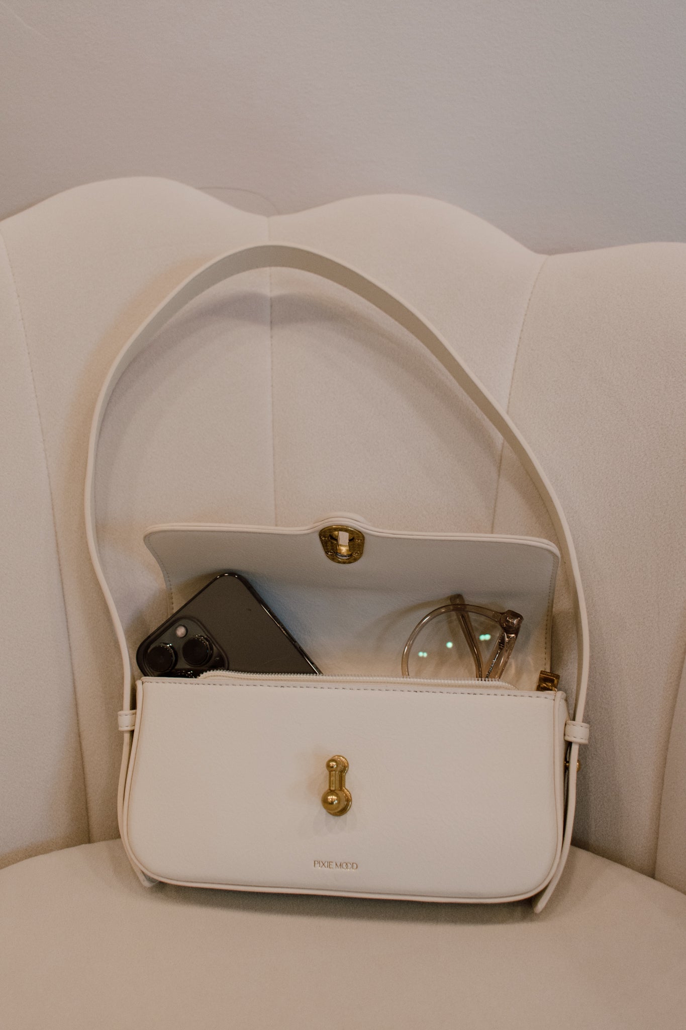 Athena Slim Bag | Ivory