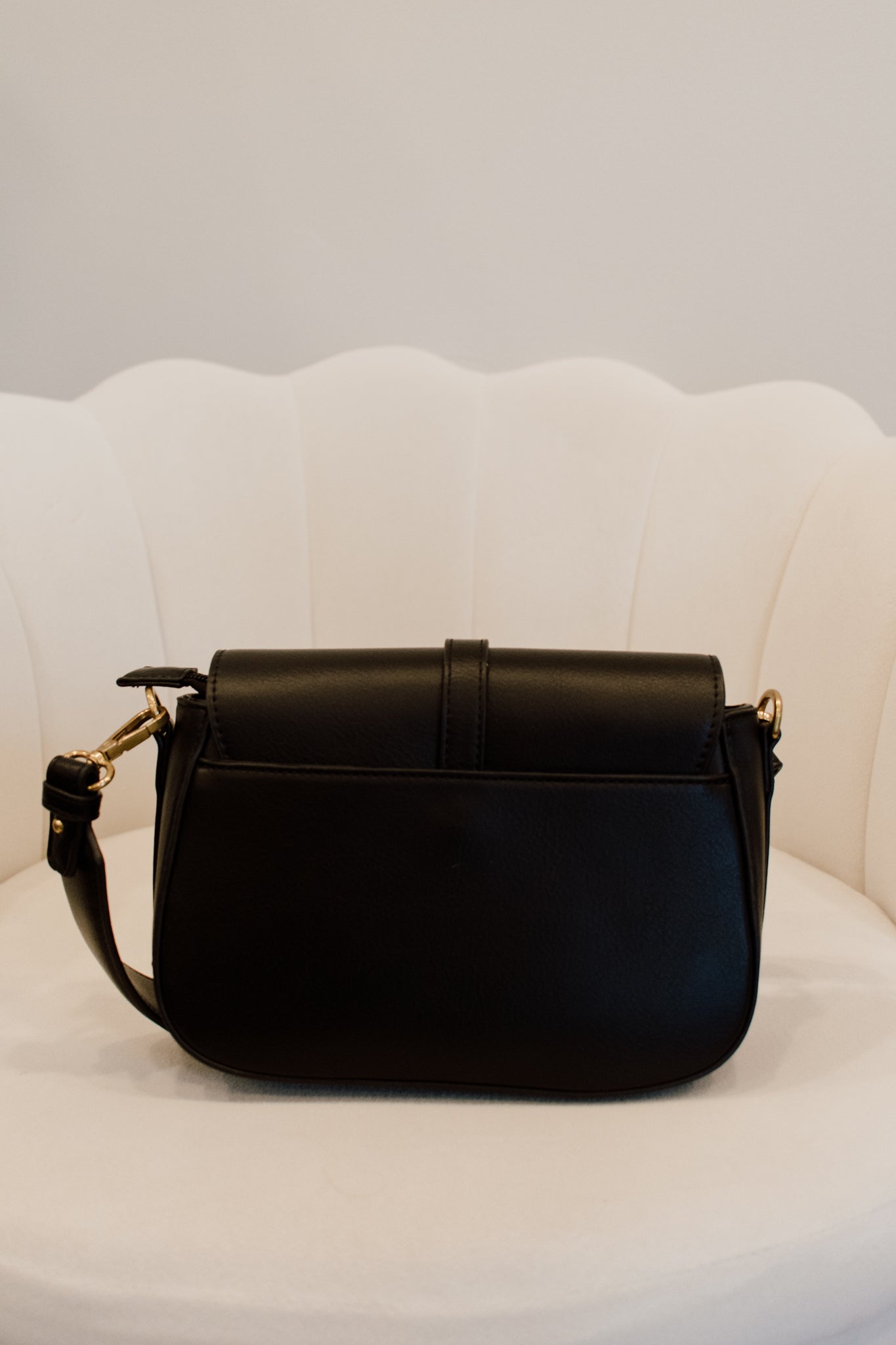 Athena Saddle Bag | Black