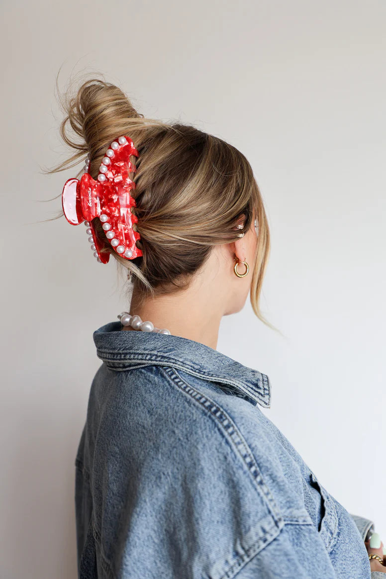 Tortoise Red Pearl Claw - Oversized