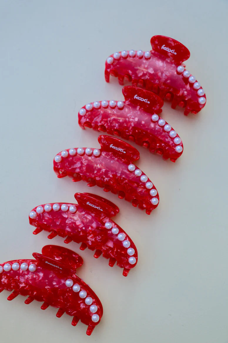 Tortoise Red Pearl Claw - Oversized