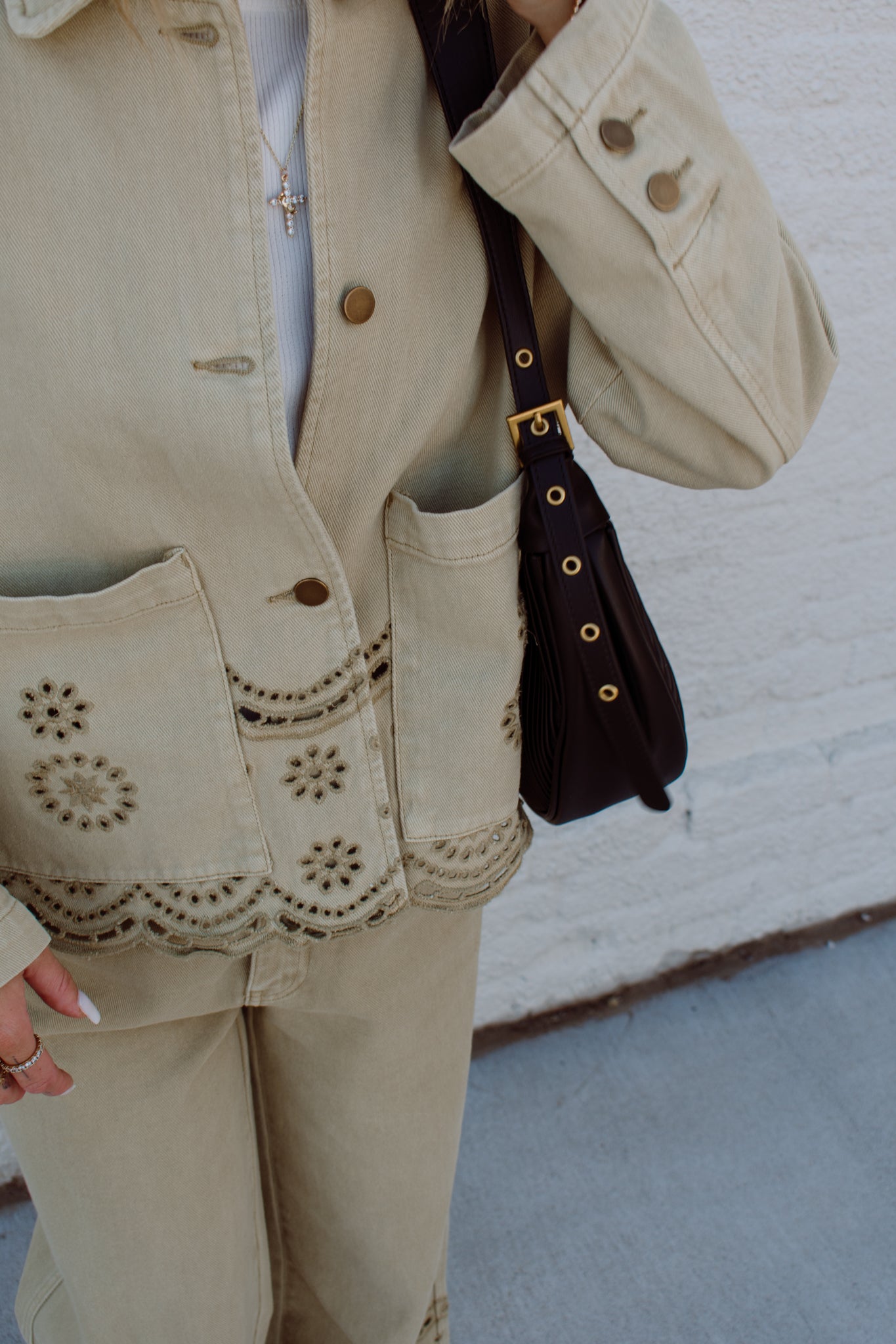 Doily Denim Jacket