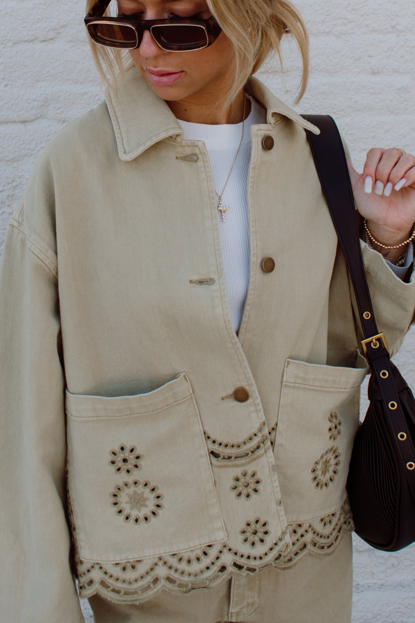 Doily Denim Jacket