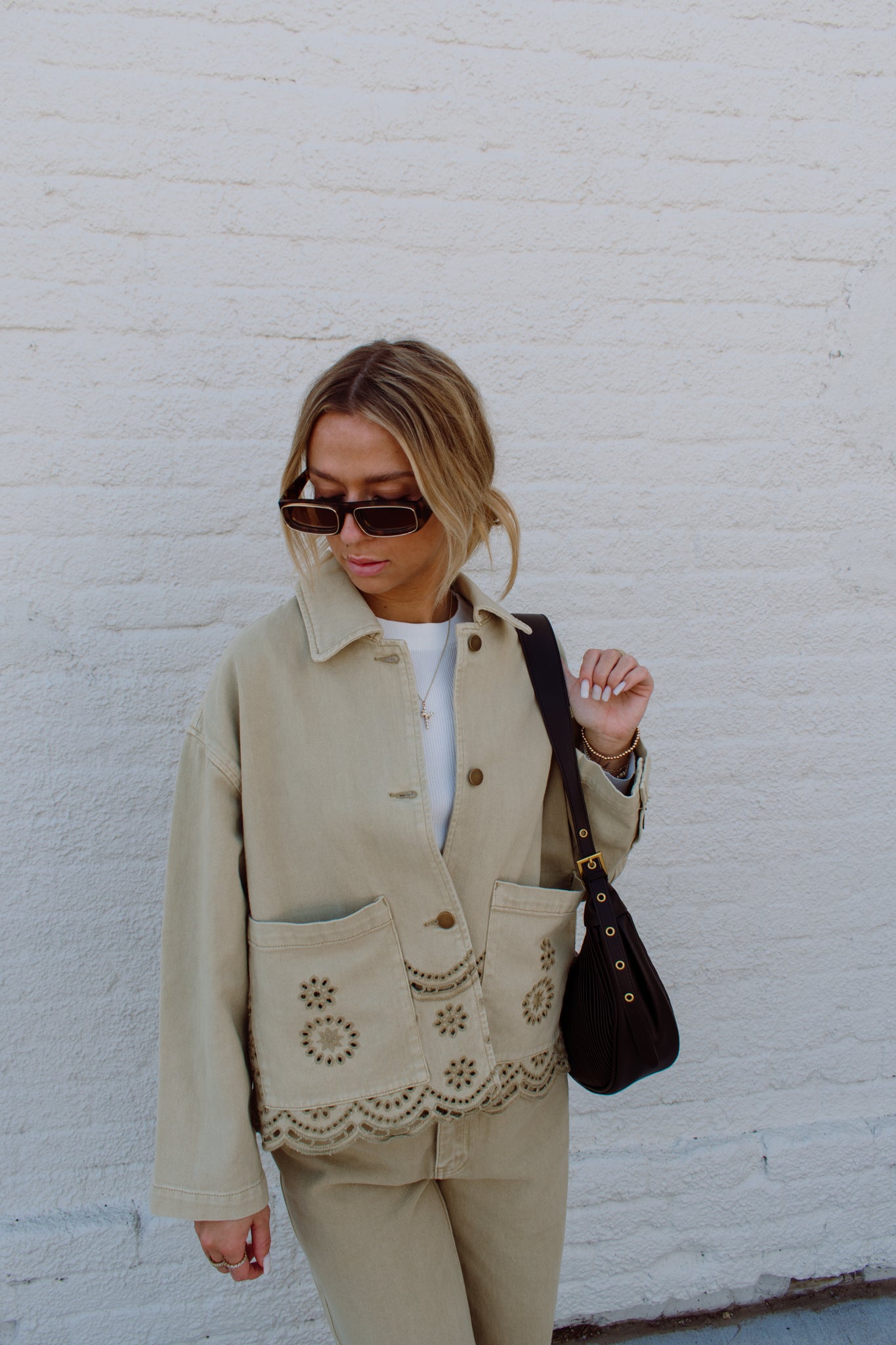 Doily Denim Jacket