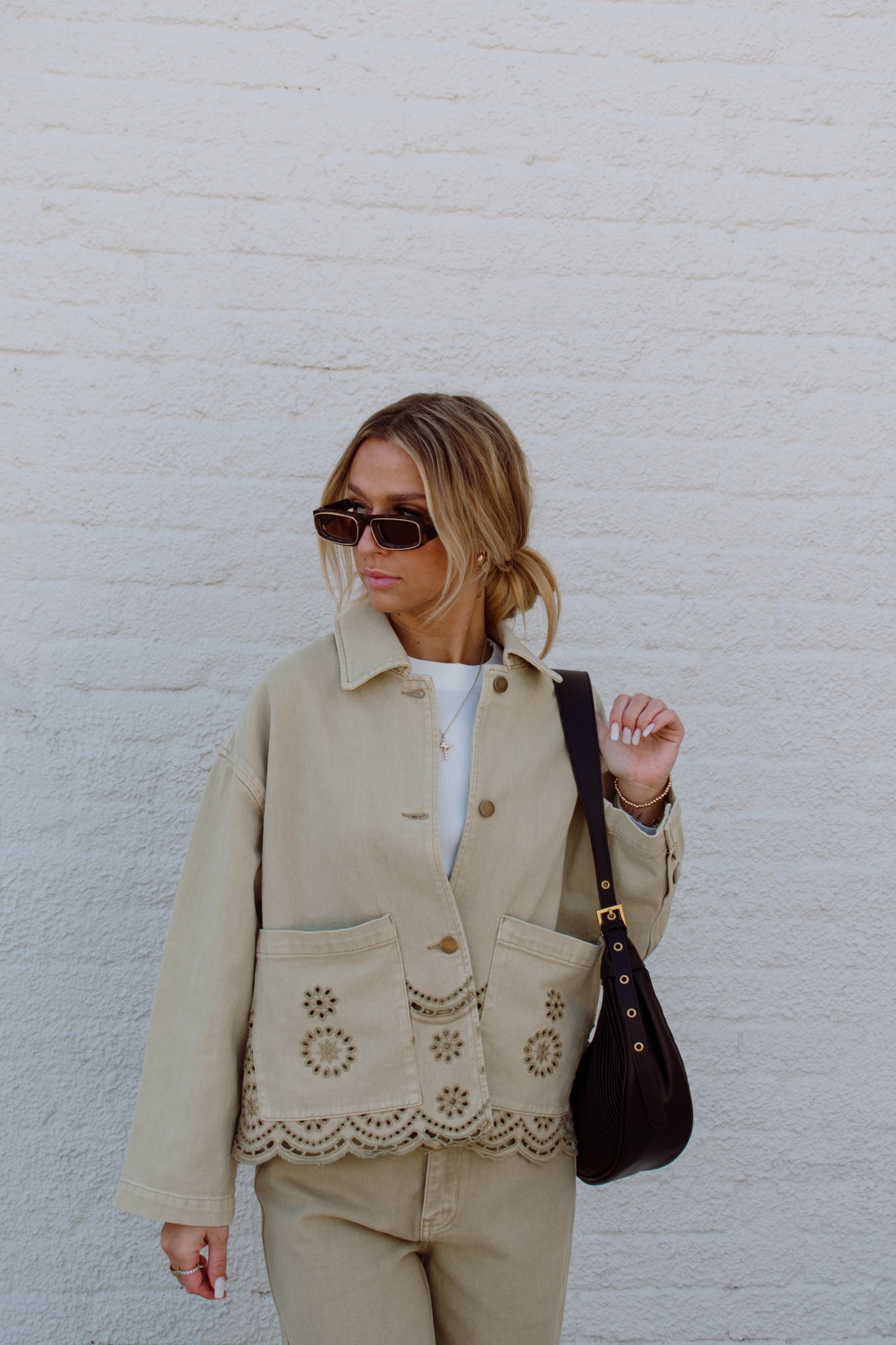 Doily Denim Jacket