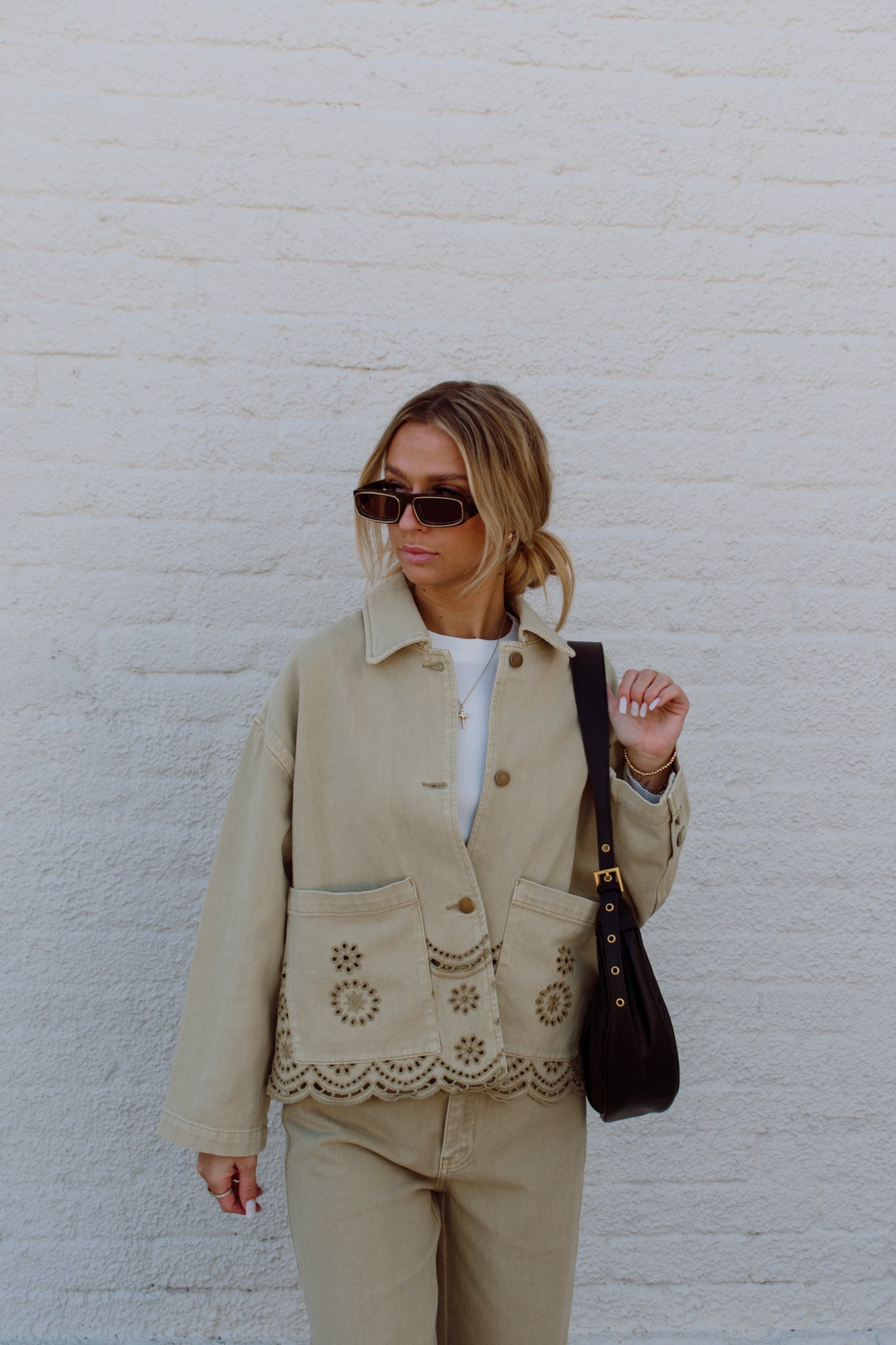 Doily Denim Jacket