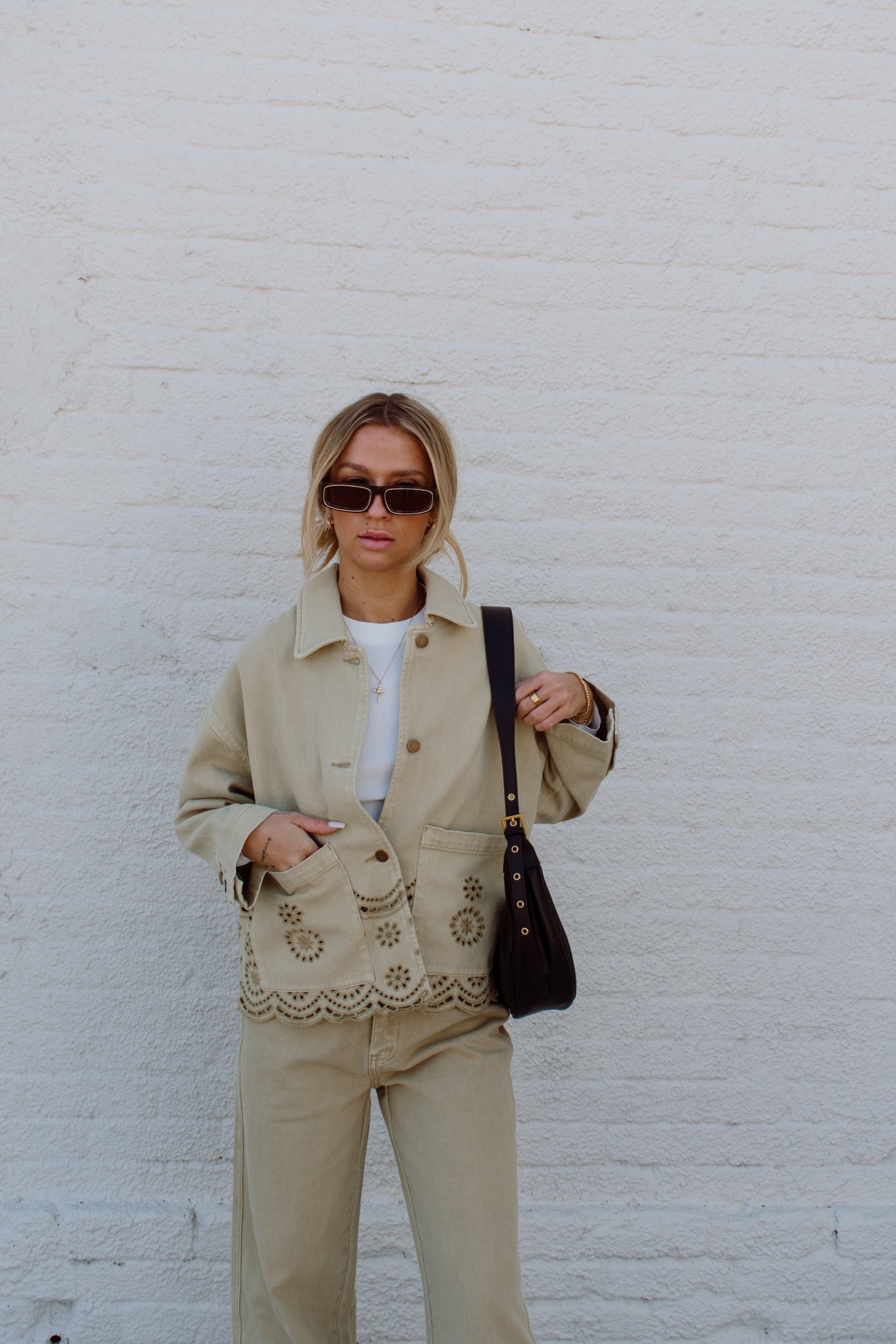 Doily Denim Jacket