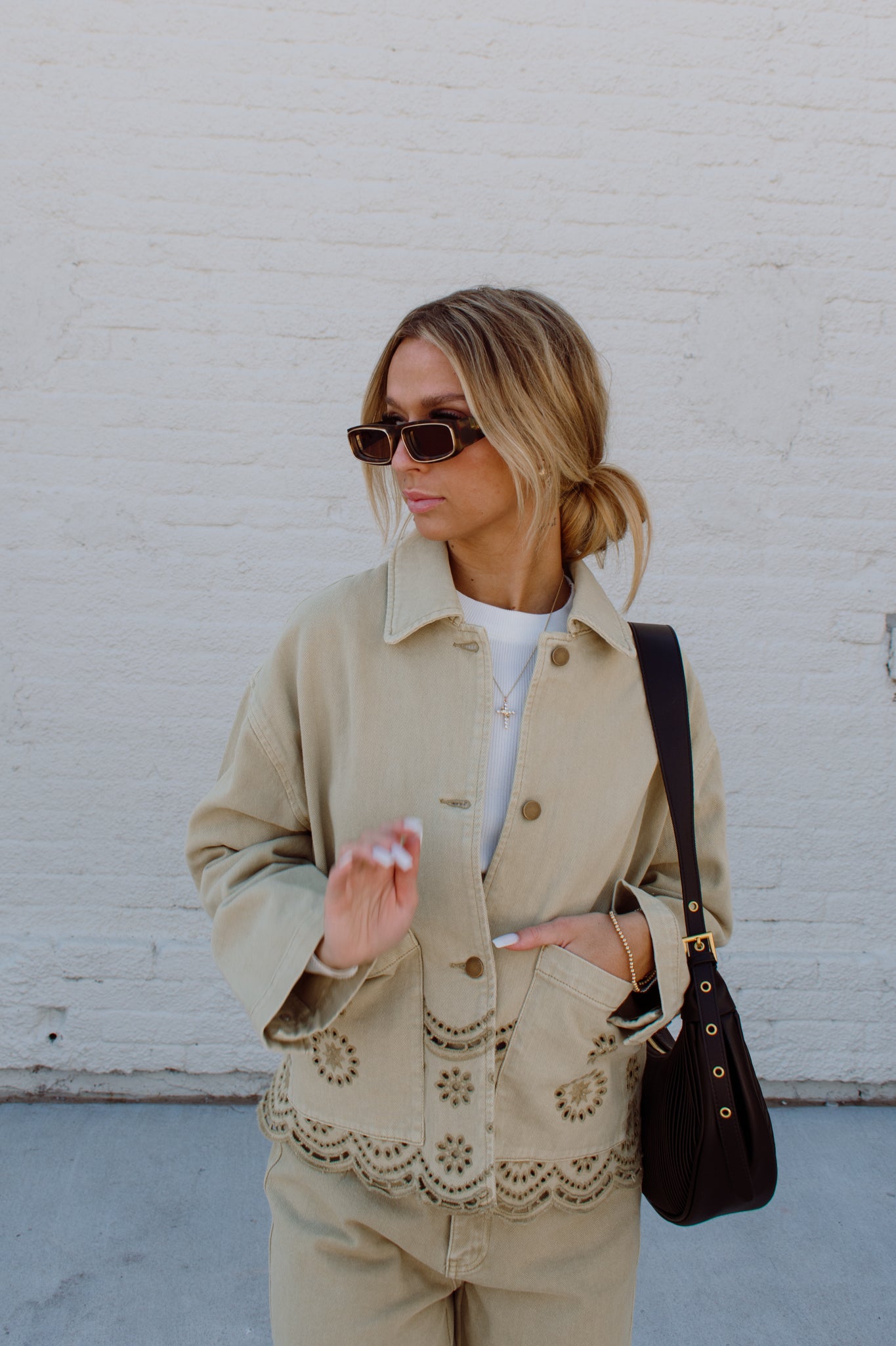 Doily Denim Jacket