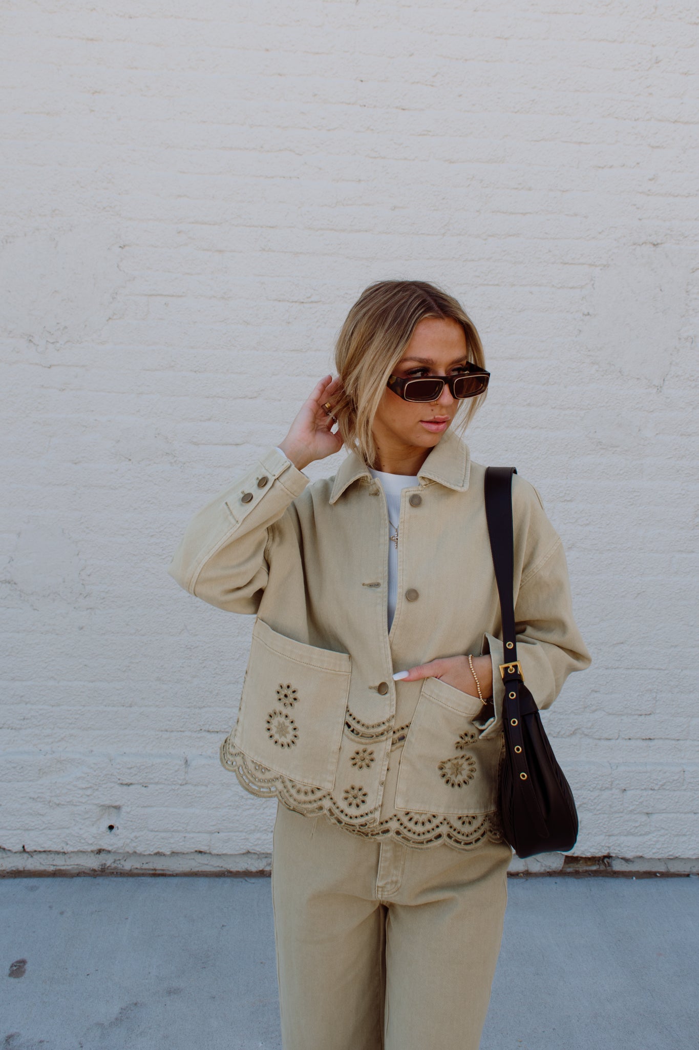 Doily Denim Jacket