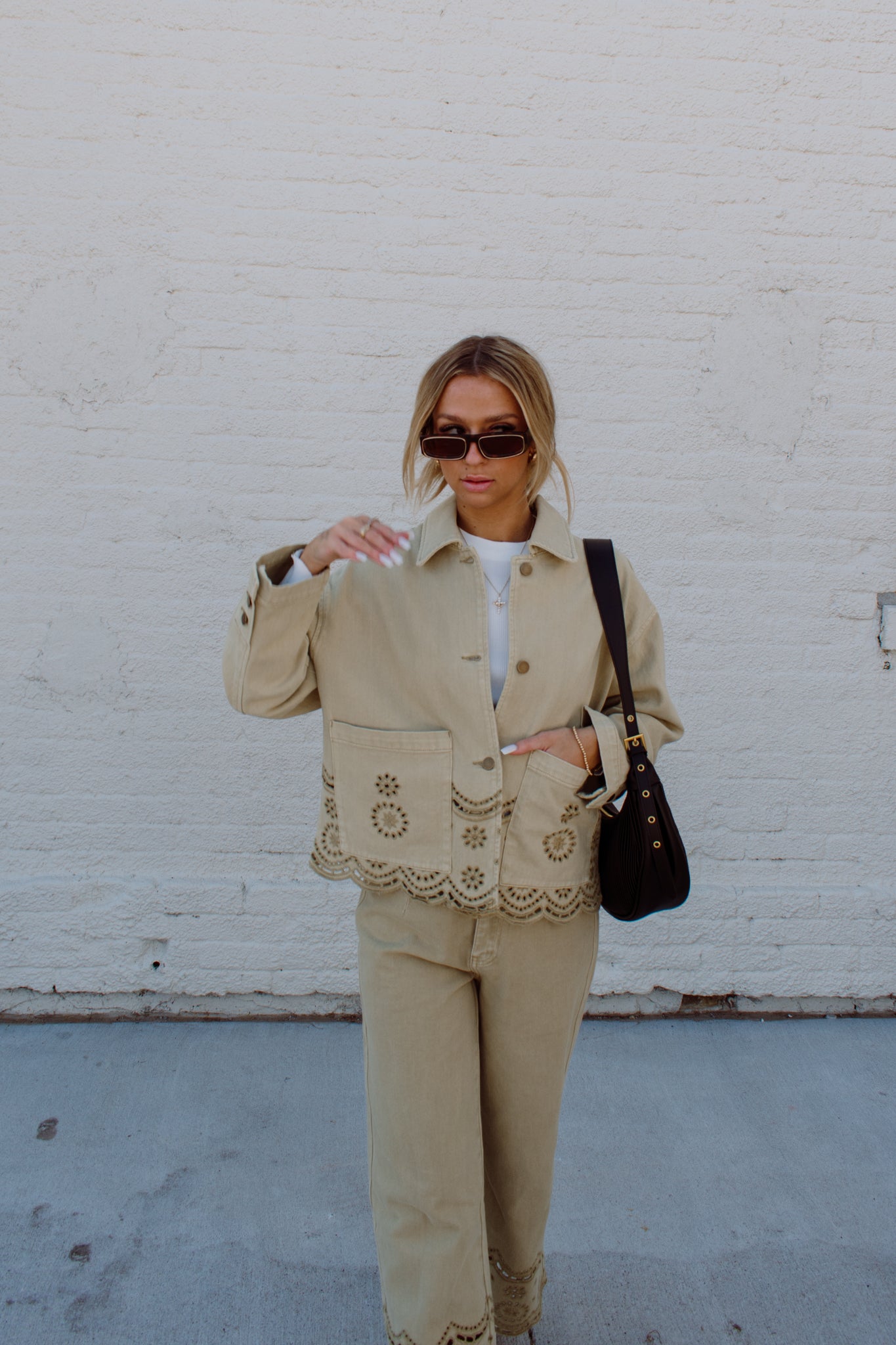 Doily Denim Jacket