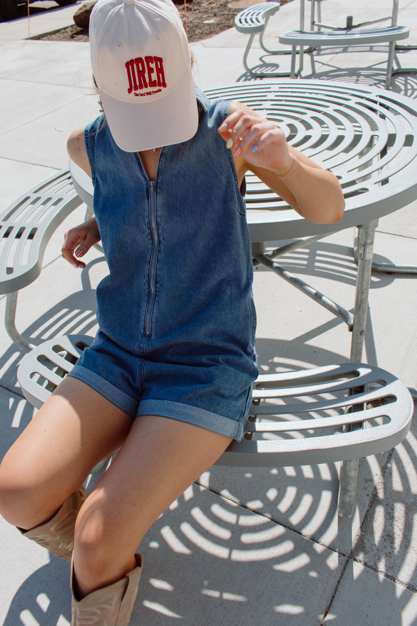 Eloise Denim Romper