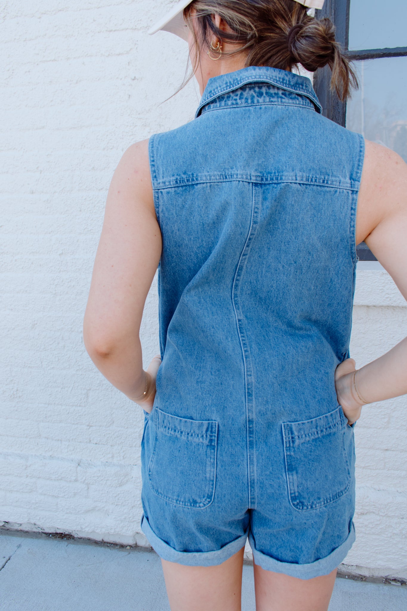 Eloise Denim Romper