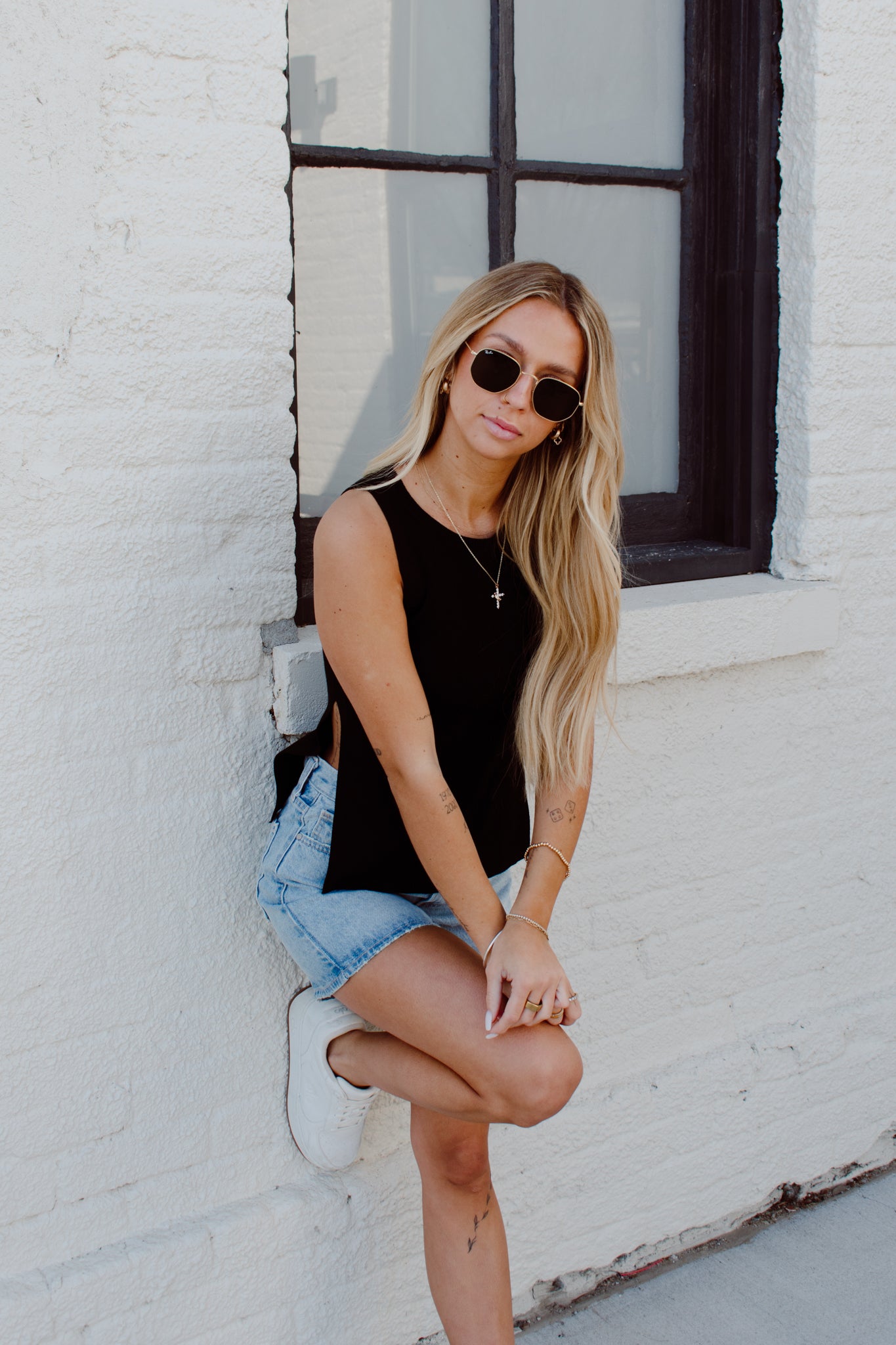 Vintage High Rise Jean Shorts