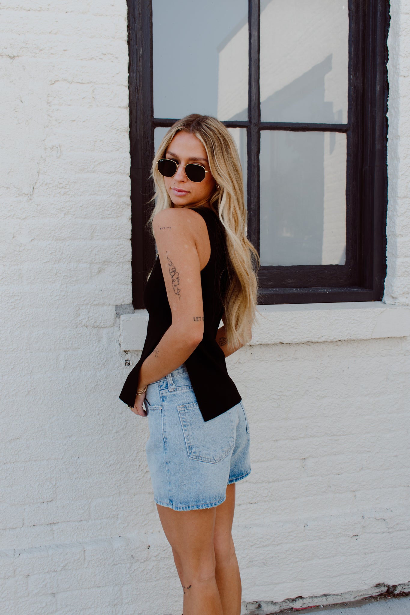 Vintage High Rise Jean Shorts