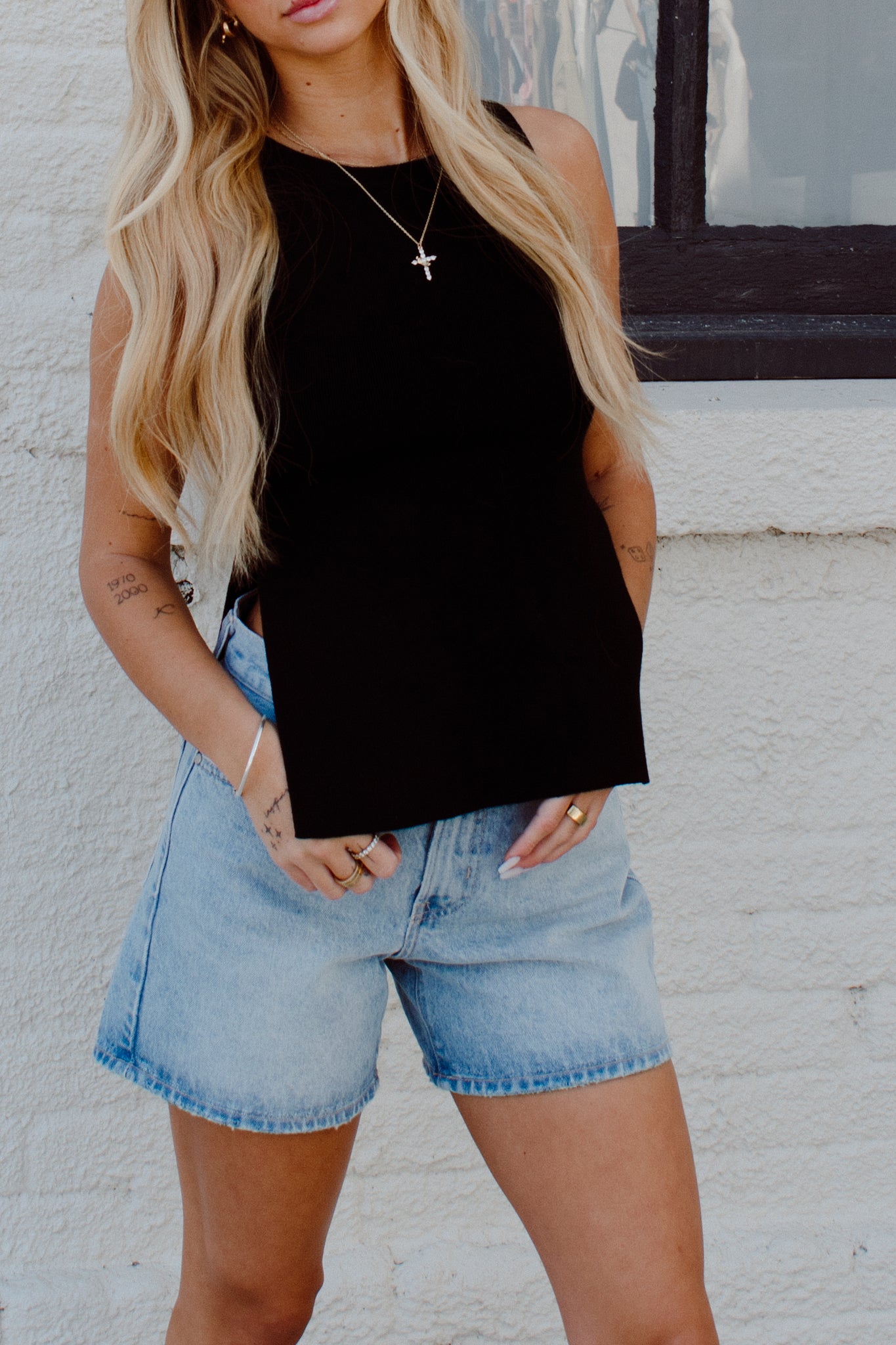 Vintage High Rise Jean Shorts