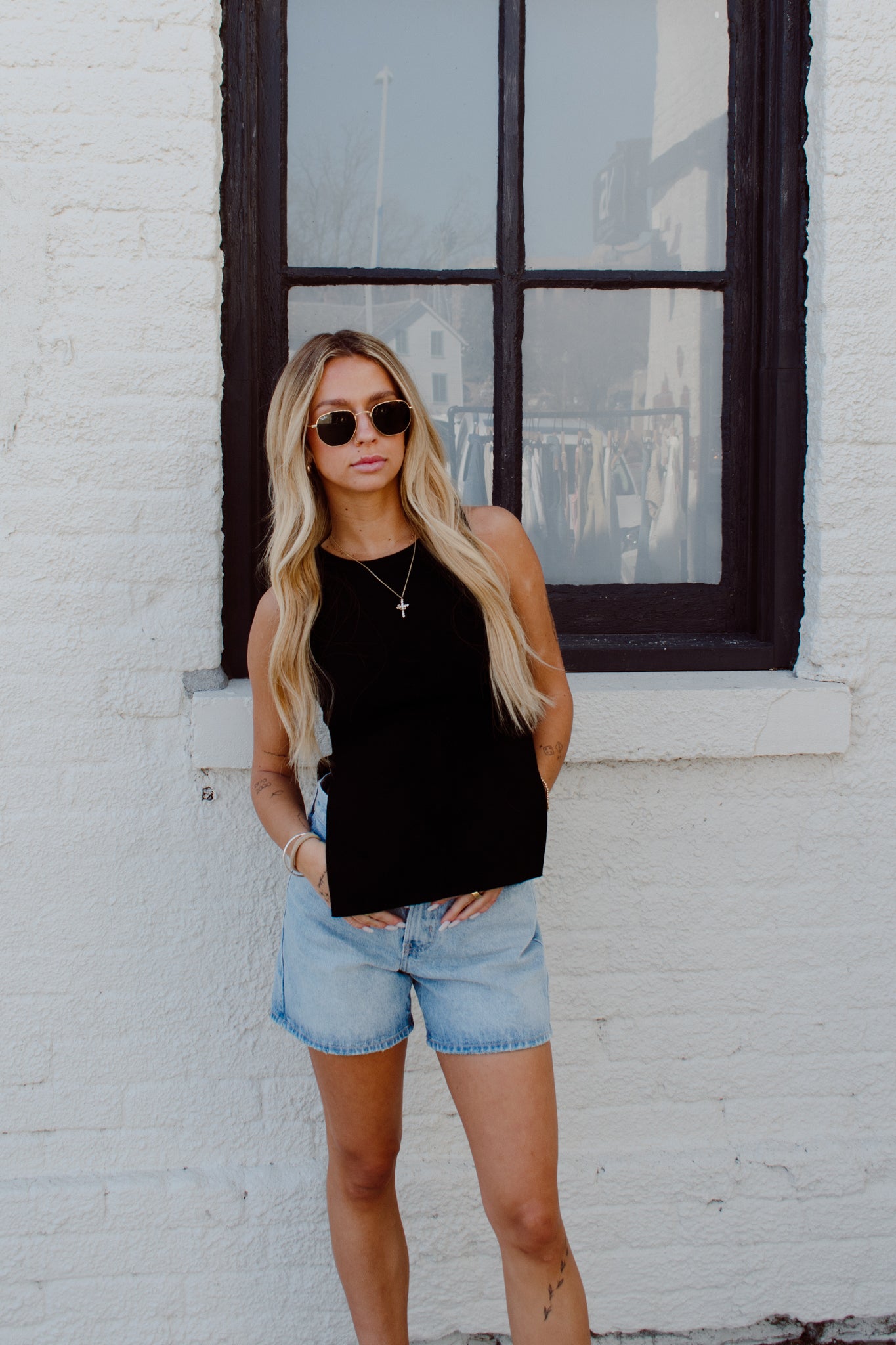 Vintage High Rise Jean Shorts
