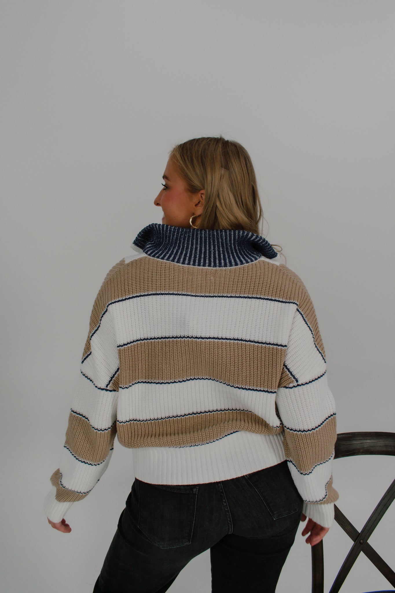 Jessie Quarter Zip Sweater