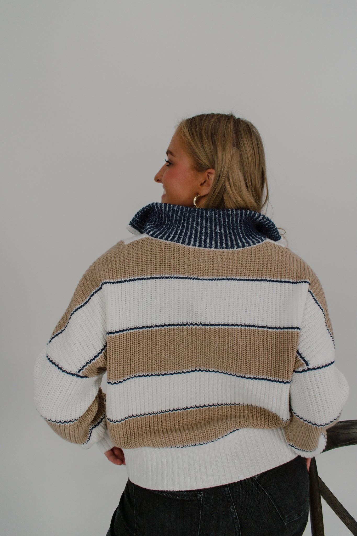 Jessie Quarter Zip Sweater