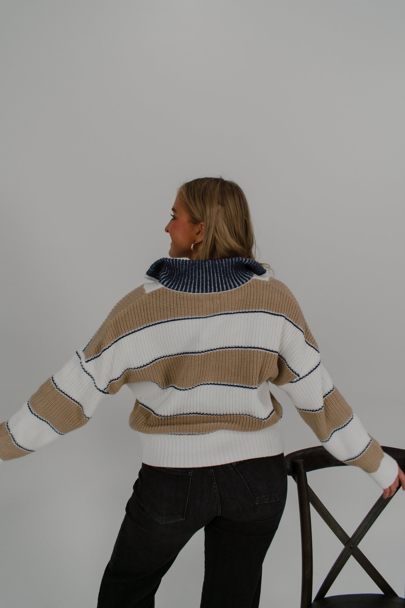 Jessie Quarter Zip Sweater