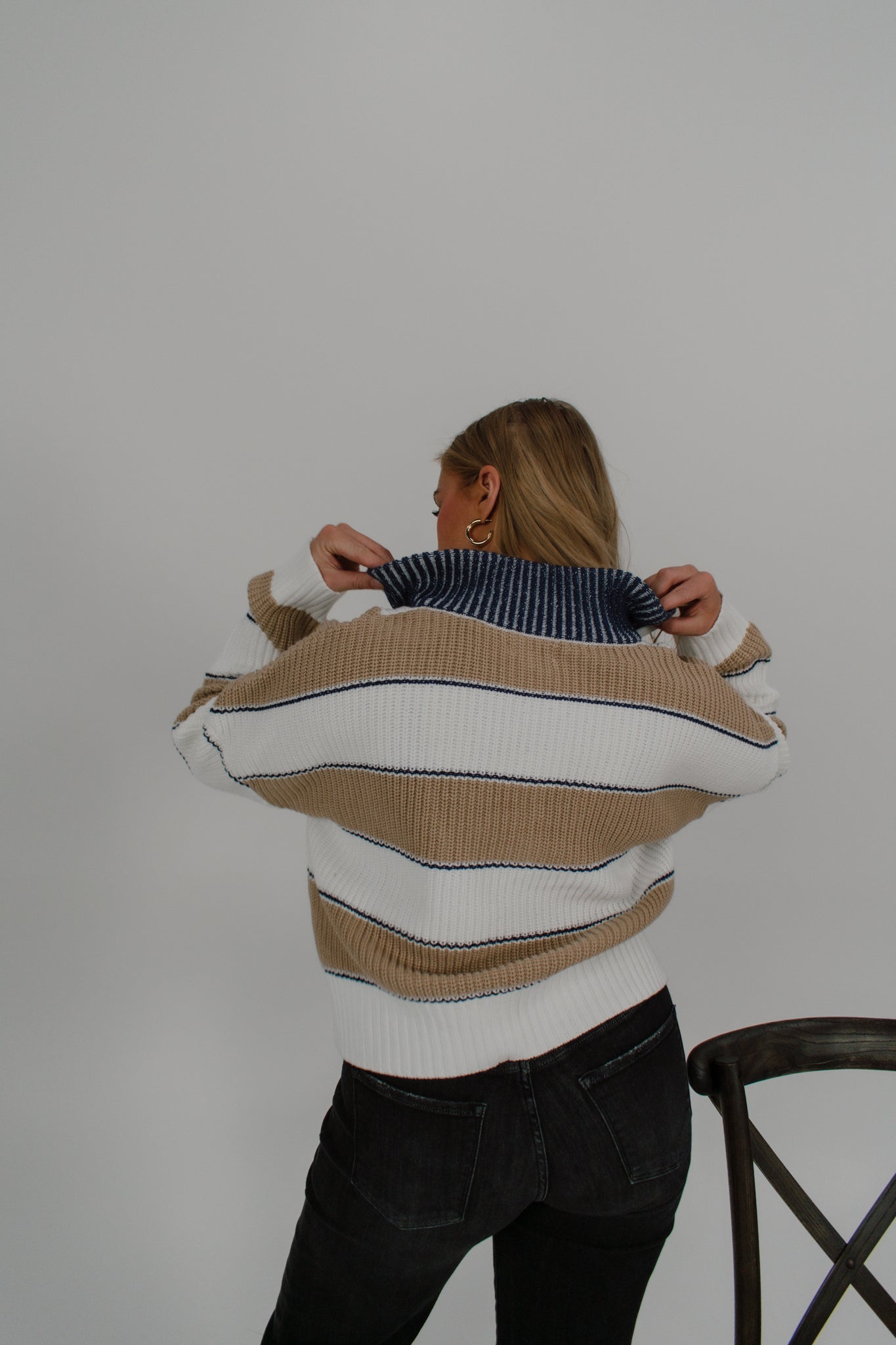 Jessie Quarter Zip Sweater