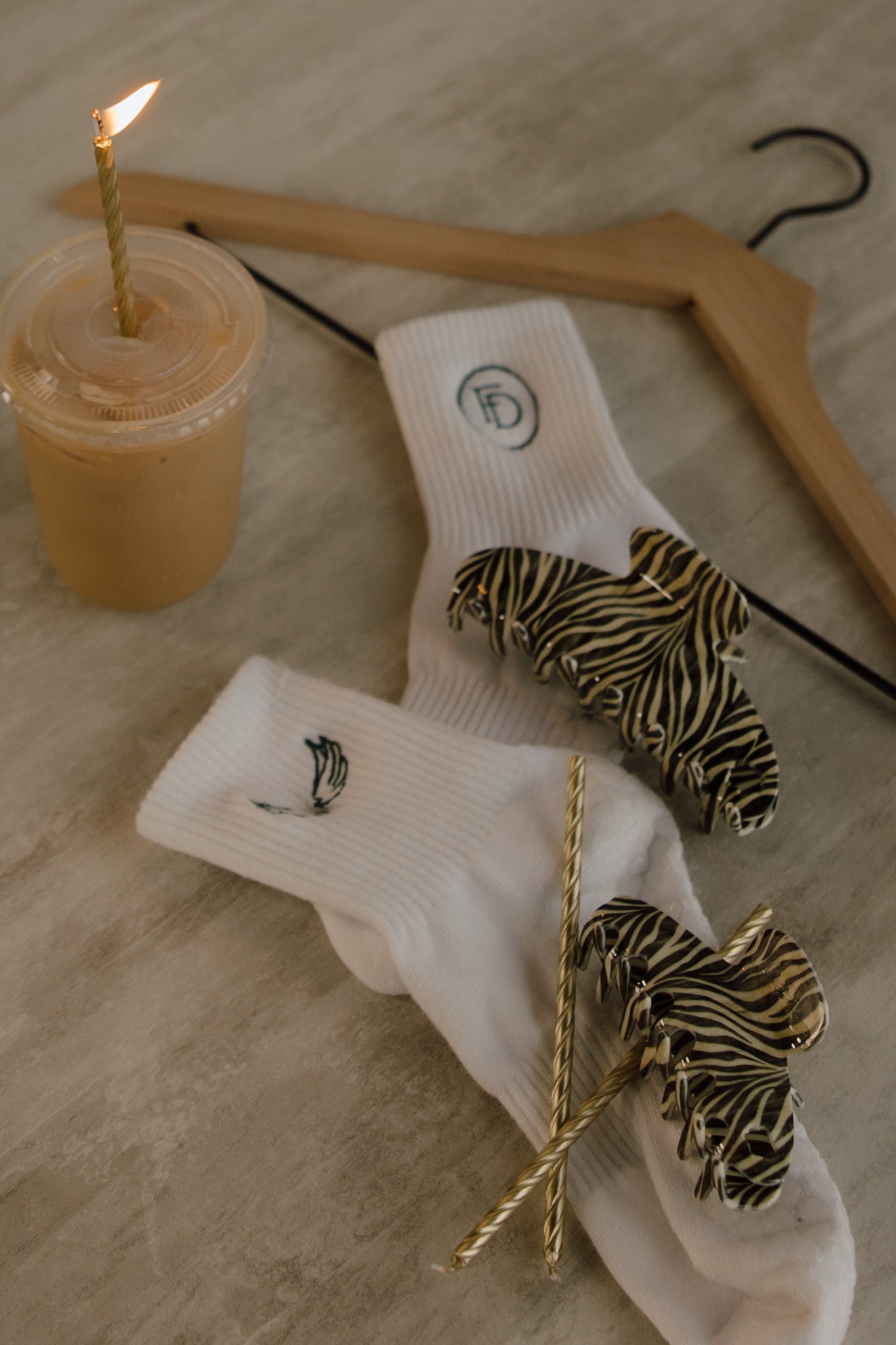 Zebra Acetate Claw