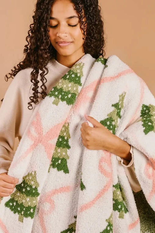 Cozy Dreams Luxe Blanket | Twinkling Trees