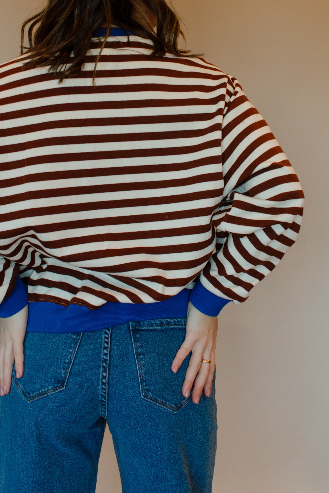 Brenna Striped Crew