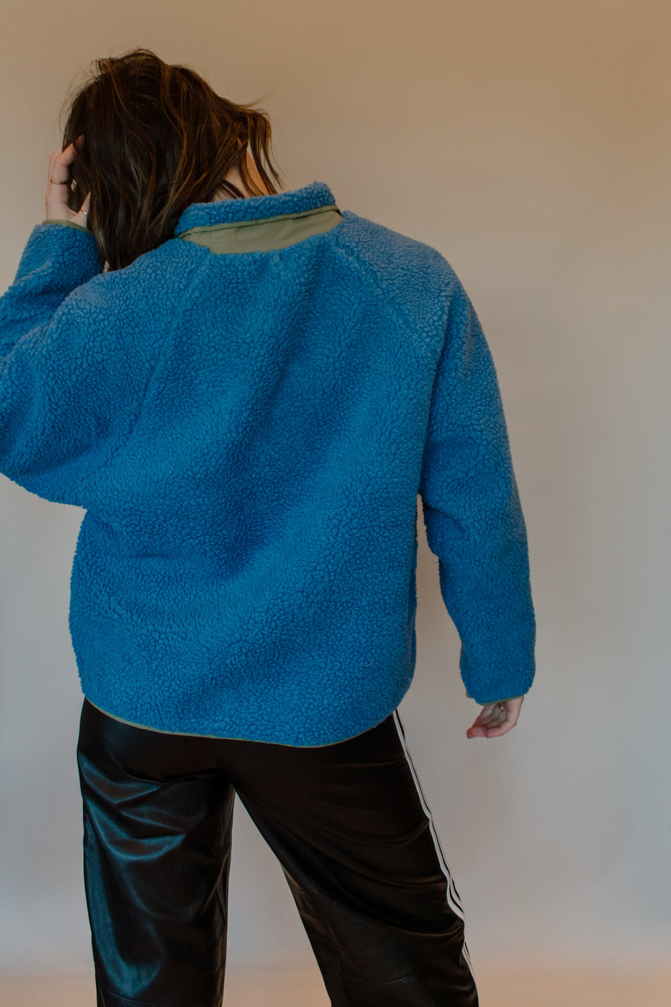 Winter Blues Reversible Sherpa